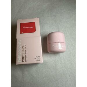Polite Society Polite Pops Powder Blush Stick  color:Palm Springs
